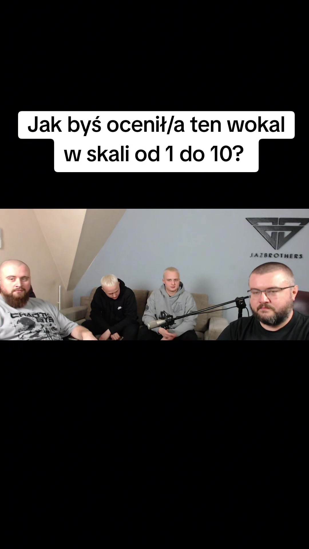 TikTok post by @jazbrothers for Diablo Chairs. Caption reads: #rap #raperzy #polskihiphop #rapowanie #raper....