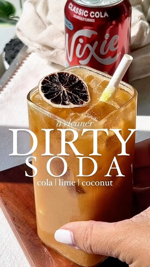 Instagram post by @onthemocks for Drink Nixie. Caption reads: DIRTY SODA {cola | lime | coconut}

I’ve been....