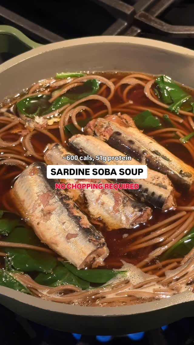 Instagram post by @careeseeats for Wild Planet Foods. Caption reads: SARDINE SOBA NOODLES

Partnering with....