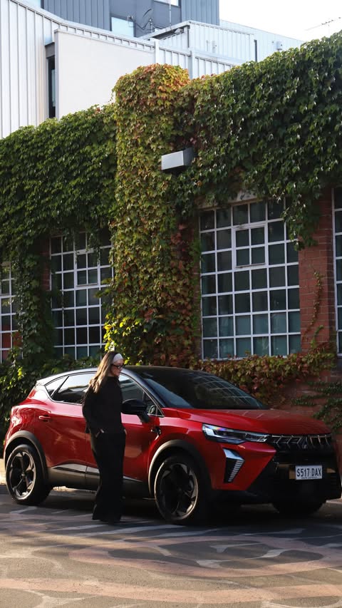 Instagram post by @andreamichelleindy for Mitsubishi Motors. Caption reads: [...] Mitsubishi dealer or visit the Mitsubishi....