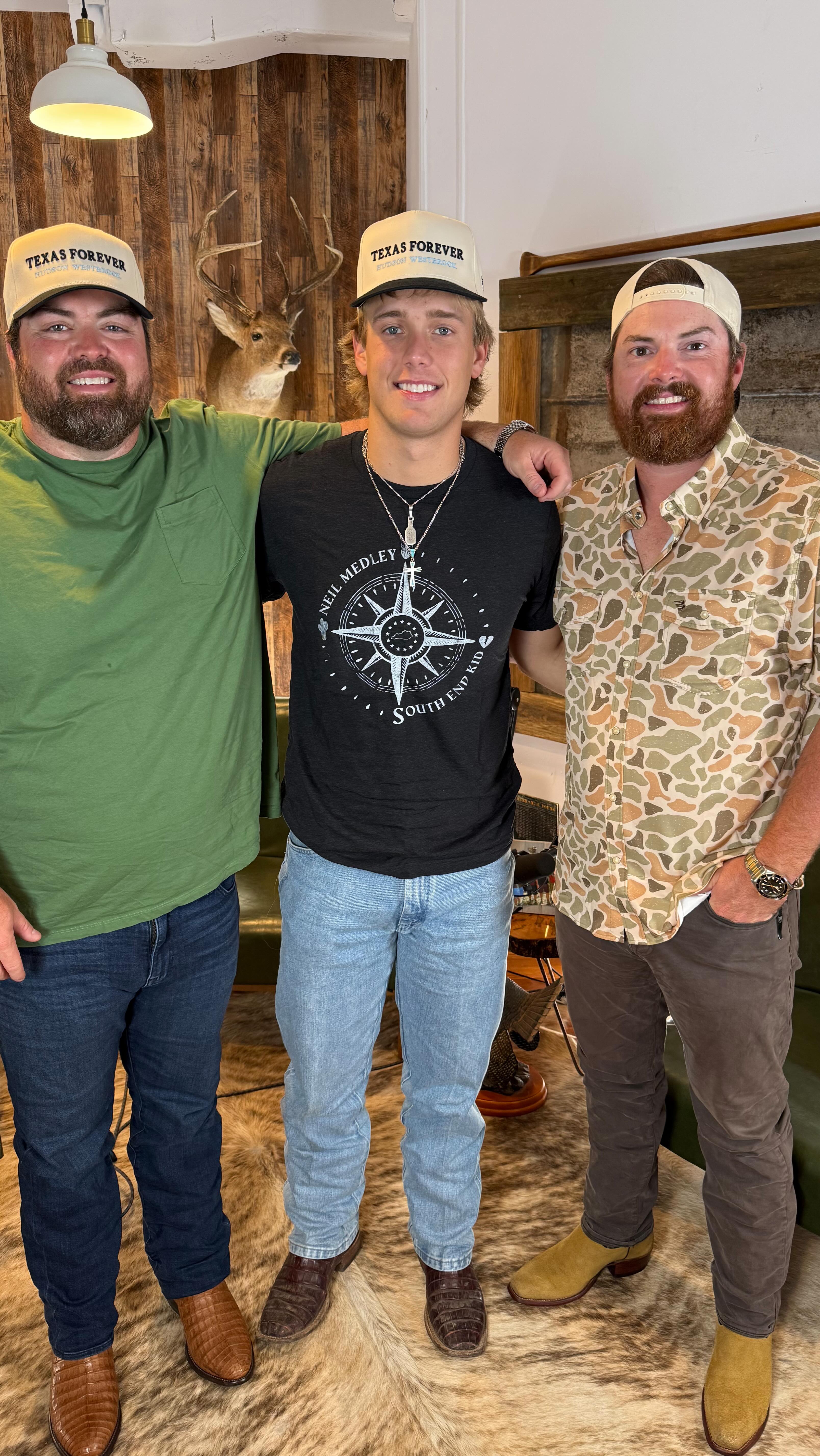 Instagram post by @thegodscountrypodcast for Tecovas. Caption reads: [...] episode, brought to you by @tecovas ,....