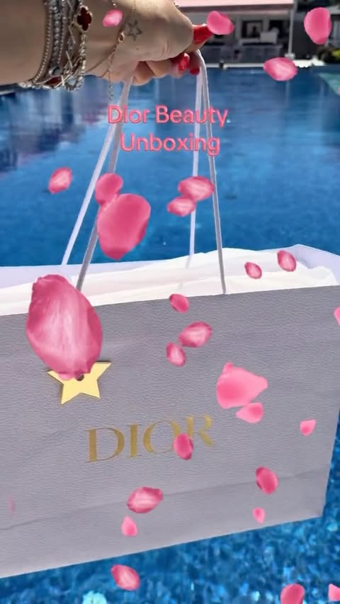 Instagram post by @natalie_cinizyn for Dior Beauty. Caption reads: [...] a time. 🤍 Wait for the ending. 🦆✨....