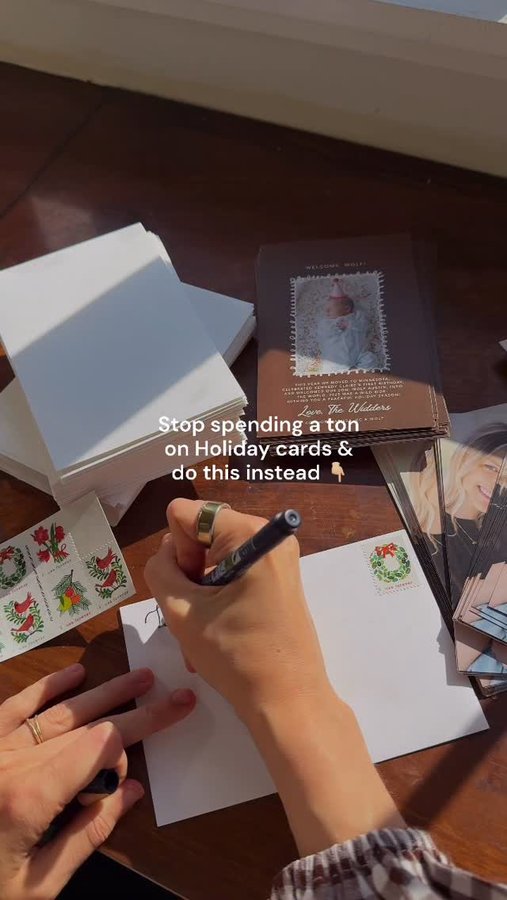 Instagram post by @karissawidder for Canva. Caption reads: PSA: You don’t need to spend $ to spread holiday....