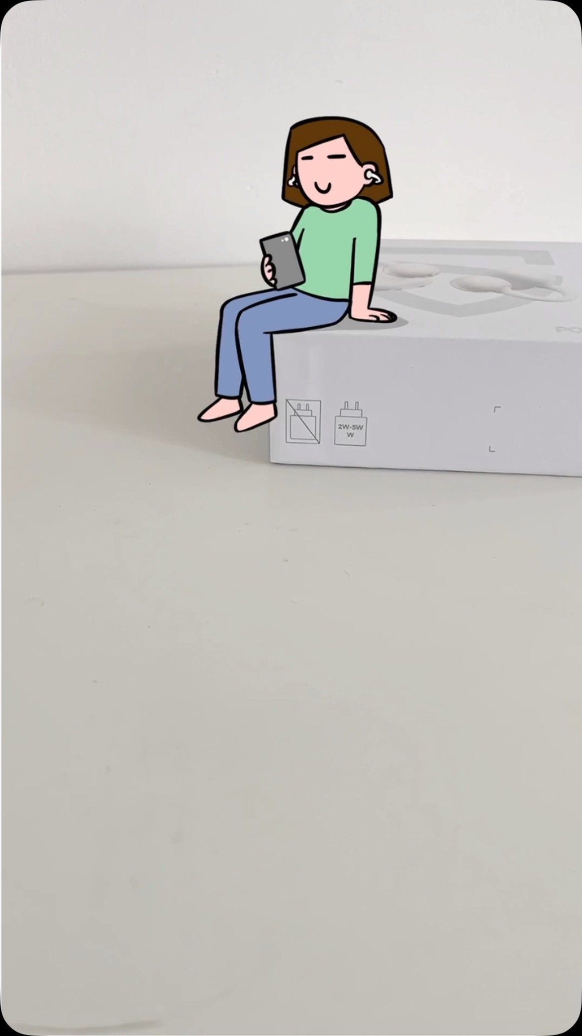 Instagram post by @indianscribbles for SOUNDPEATS. Caption reads: Clip on earphones: Pop clip @soundpeats_global....