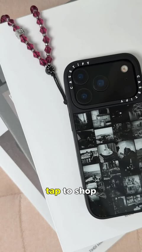 Instagram post by @herbalancededit for CASETiFY. Caption reads: [...] up ✨📱 Shop the Glaze Collection now at....