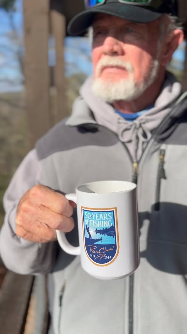 Instagram post by @rick_clunn_official for 6th Sense Fishing. Caption reads: [...] I’m still one of the cool kids. 6th Sense....