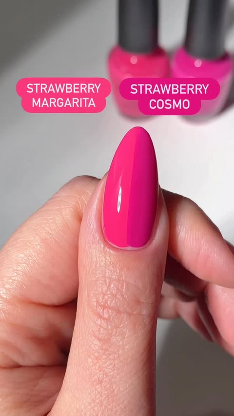 Instagram post by @sedjames for OPI. Caption reads: Compare the OPIcons with me 🍓🪐 [PR] Side-by-side....
