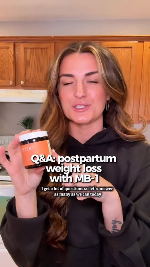 Instagram post by @mmarlamarie for Arrae. Caption reads: Your MB-1 FAQ’s answered! Comment ARRAE for the 🔗....