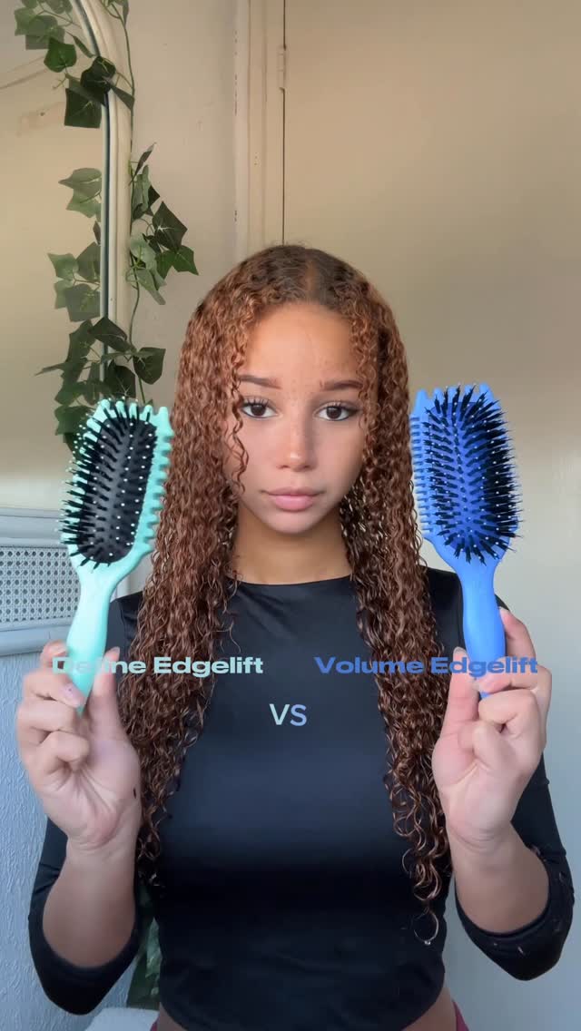 Instagram post by @vellyyx for BounceCurl. Caption reads: [...] definitely going for the volume🤭....