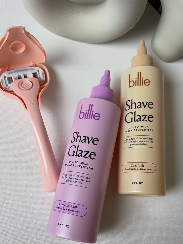Instagram post by @ohmymichie for Billie. Caption reads: Gifted | @billie has been my ride or die razor....