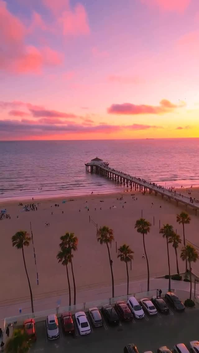 Instagram post by @iteeezy for Discover Los Angeles. Caption reads: 🎥: @iteeezy The weekend is here 🙌😌 #discoverLA....