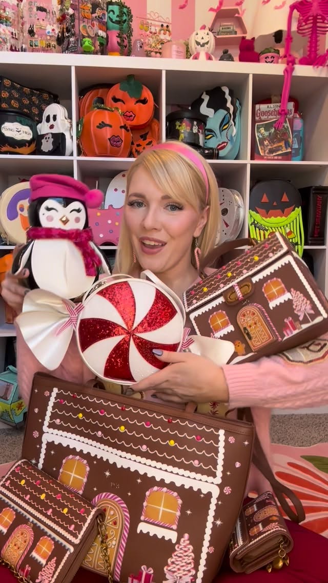 Instagram post by @moriahlovespurses for Betsey Johnson. Caption reads: All I want for Christmas is Betsey Johnson!....