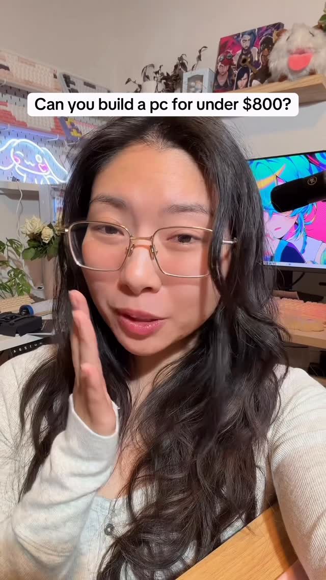 Instagram post by @peachietech for Newegg. Caption reads: Im actually shook at this bundle, basically half....