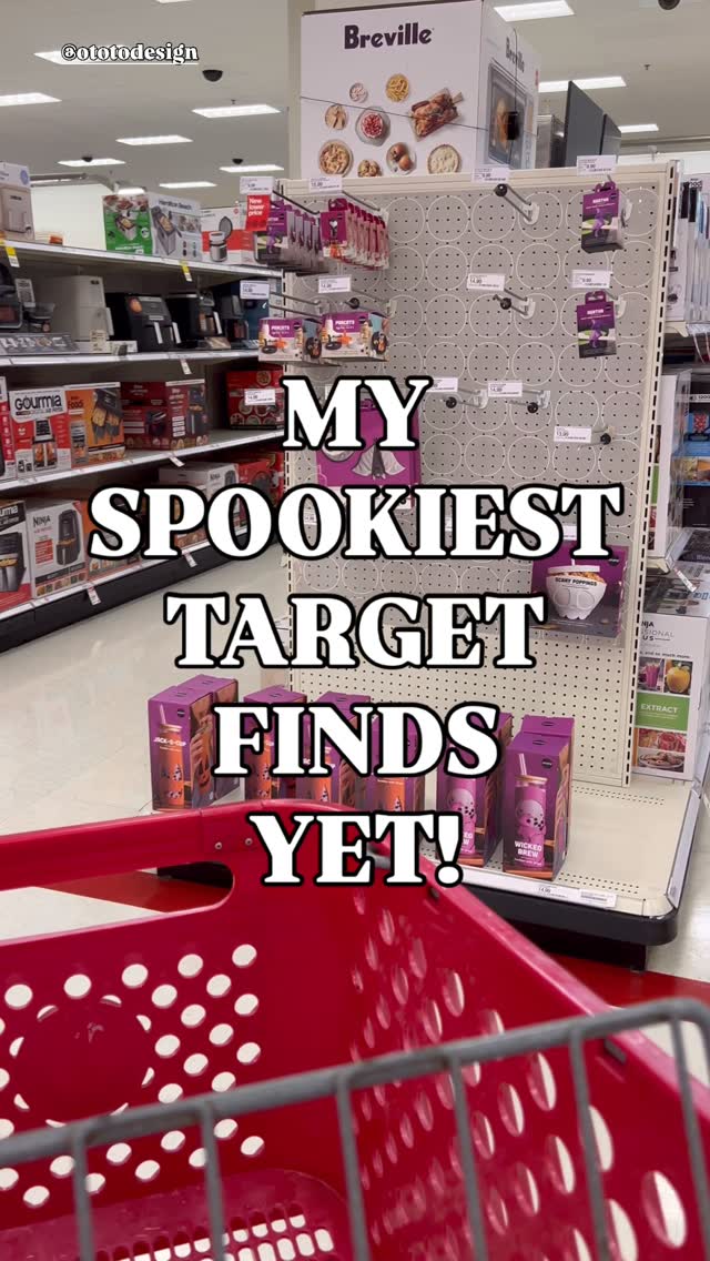 Instagram post by @totargetigo for OTOTO Design. Caption reads: Say SPOOKY to shop 👻 #ad 

The OTOTO Halloween....