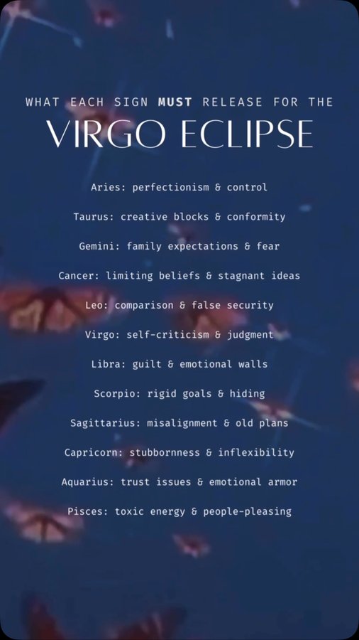 Instagram post by @astrology.with.raquel for Astrology.com. Caption reads: ✨🌑 The Virgo South Node Eclipse is here to....