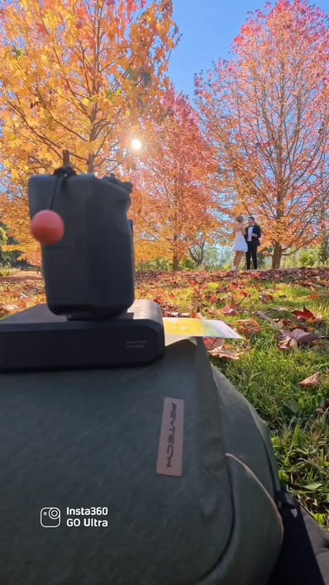 Instagram post by @dawnphotography.com.au for PGYTECH. Caption reads: [...] 🙌 Also peek the @pgytech.anz bag #insta360....