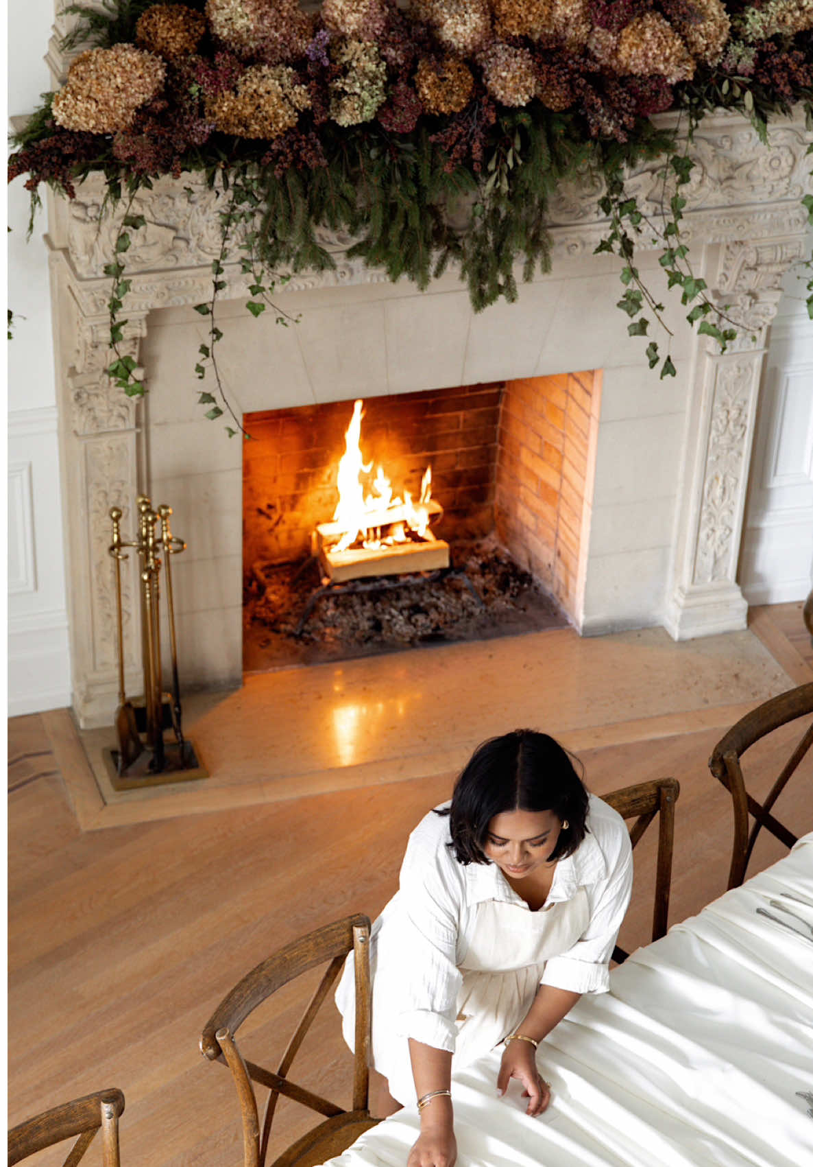 TikTok post by @nabela for Shark Home. Caption reads: When cooking in the kitchen feels hot and heavy…....