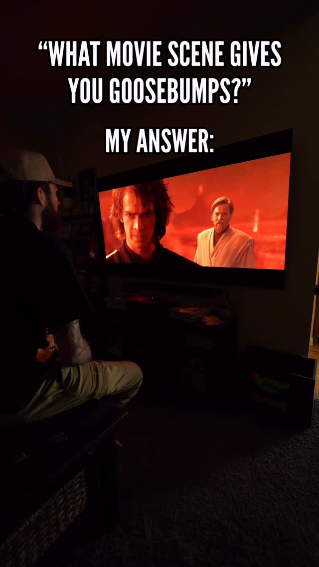 Instagram post by @lukesoutpost for LG USA. Caption reads: What movie scene gives you goosebumps every time?....