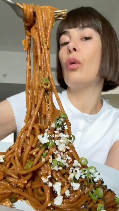 Instagram post by @clairesharrynroberto for Seed. Caption reads: MISO, CARAMELISED ONION WILD RICE NOODLES. Pure,....
