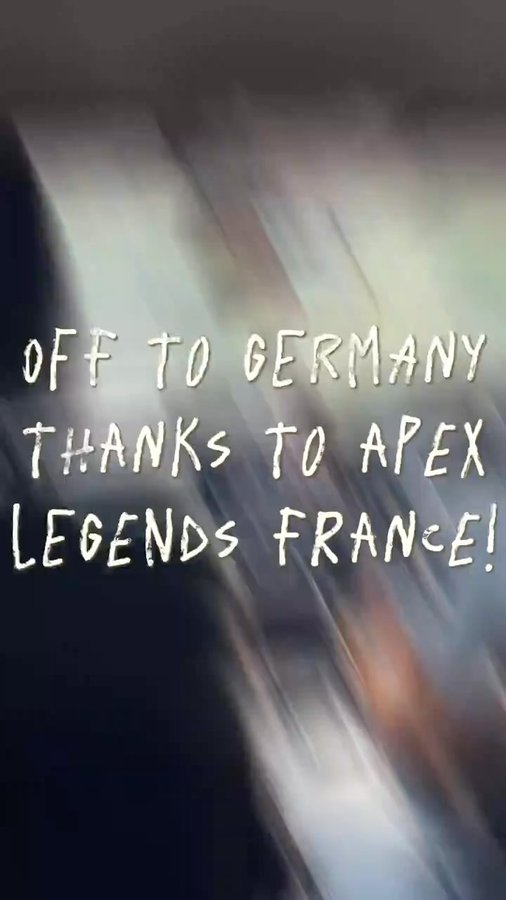 Instagram post by @kitty_r6 for Apex Legends. Caption reads: [...] playoffs in Mannheim thanks to Apex Legends....