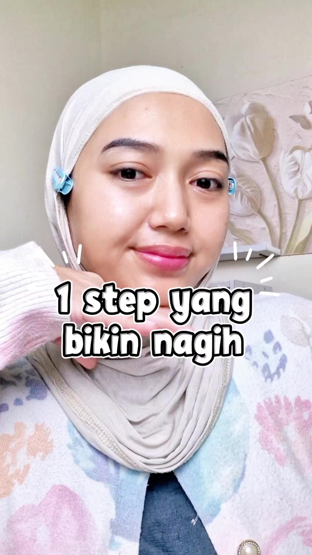 TikTok post by @beautybyikfi for Kezia Beauty. Caption reads: [...] yang nggak nagih lihat hasilnya? @KEZIA....