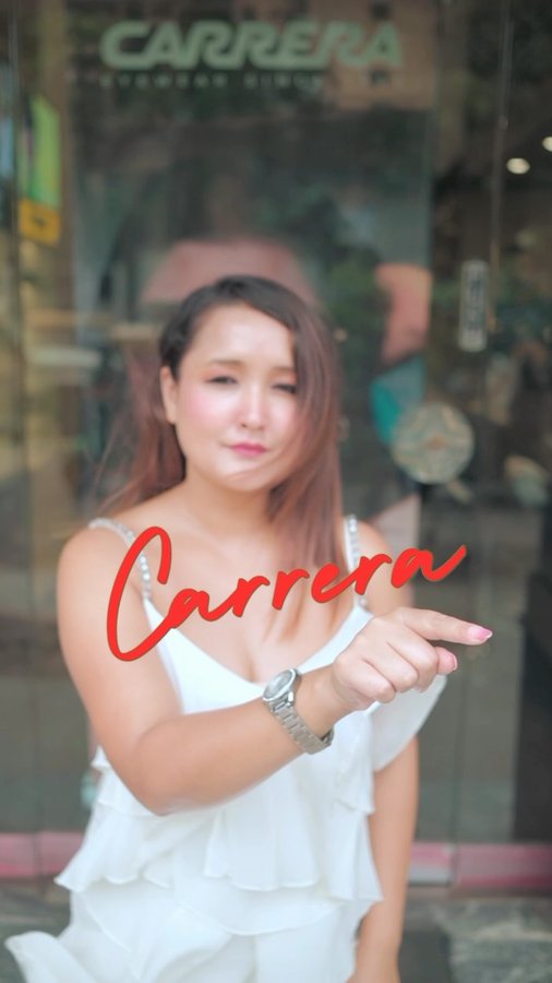 Instagram post by @_hotmess_mama for Carrera Eyewear. Caption reads: #ad @carrera 🕶️
Carrera sunglasses brings out the....