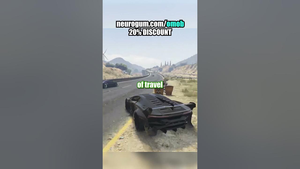 YouTube post by @omareloffgaming for Neuro. Caption reads: #neurogum #gum #gta #gta5 #shorts Use [...].