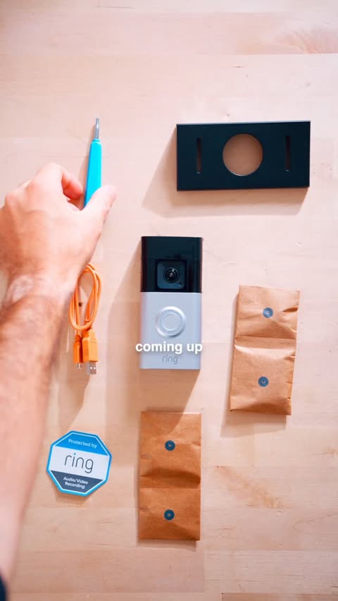 Instagram post by @itsrillo for Ring. Caption reads: [...] upgrading my studio’s security with the....