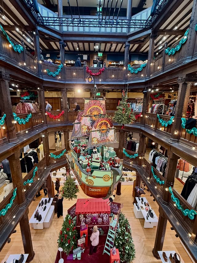 Instagram post by @wearsmymoney for Liberty London. Caption reads: We interrupt my outfits in the kitchen to bring....