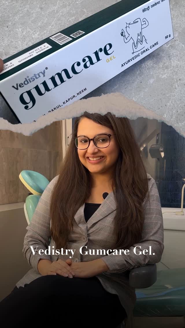 Instagram post by @kshama3091 for Vedistry. Caption reads: That little blood on your toothbrush? It’s a big....