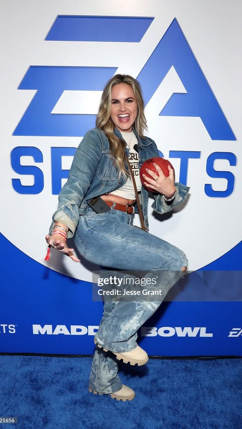 Instagram post by @jennabandy21 for EA SPORTS. Caption reads: #Sponsored Not a watch party. An @easportsofficial....