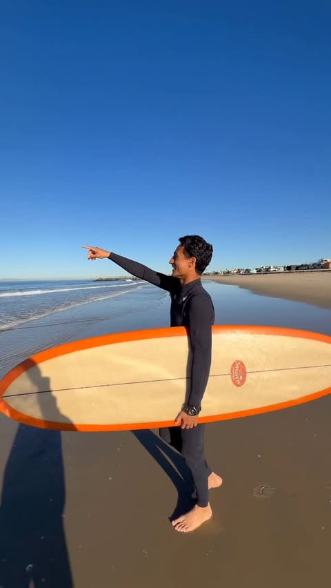 Instagram post by @thatsurfguy_ for California Almonds. Caption reads: [...] California Day the right way with....