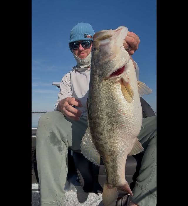 Instagram post by @josh.jones.fishing for 6th Sense Fishing. Caption reads: [...] 11.90, 11.57, 10.05 all on the....