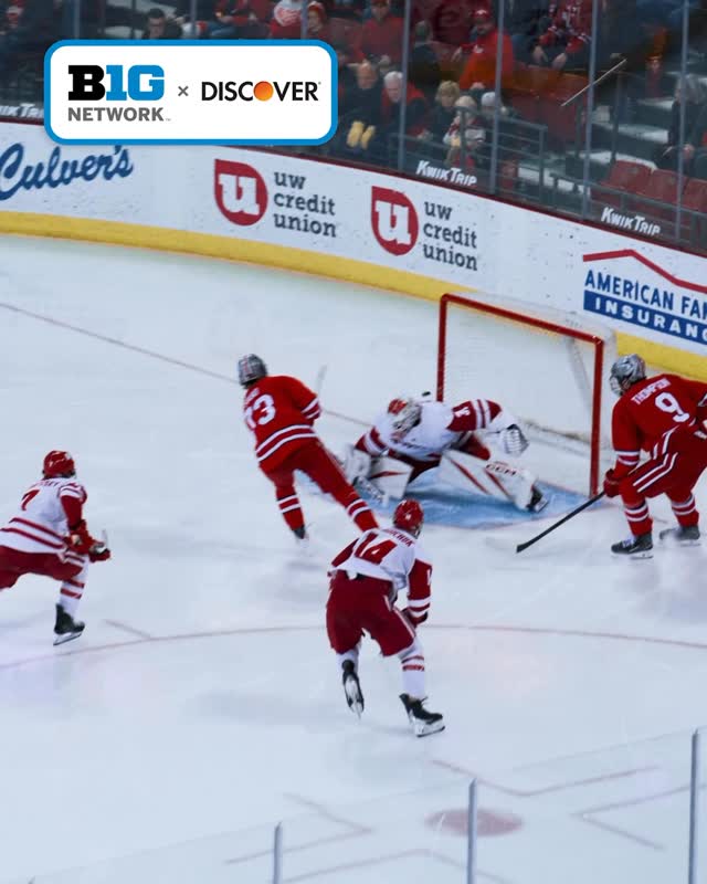 Instagram post by @bigtennetwork for Discover. Caption reads: [...] to the B1G tournament semifinals ➡️....