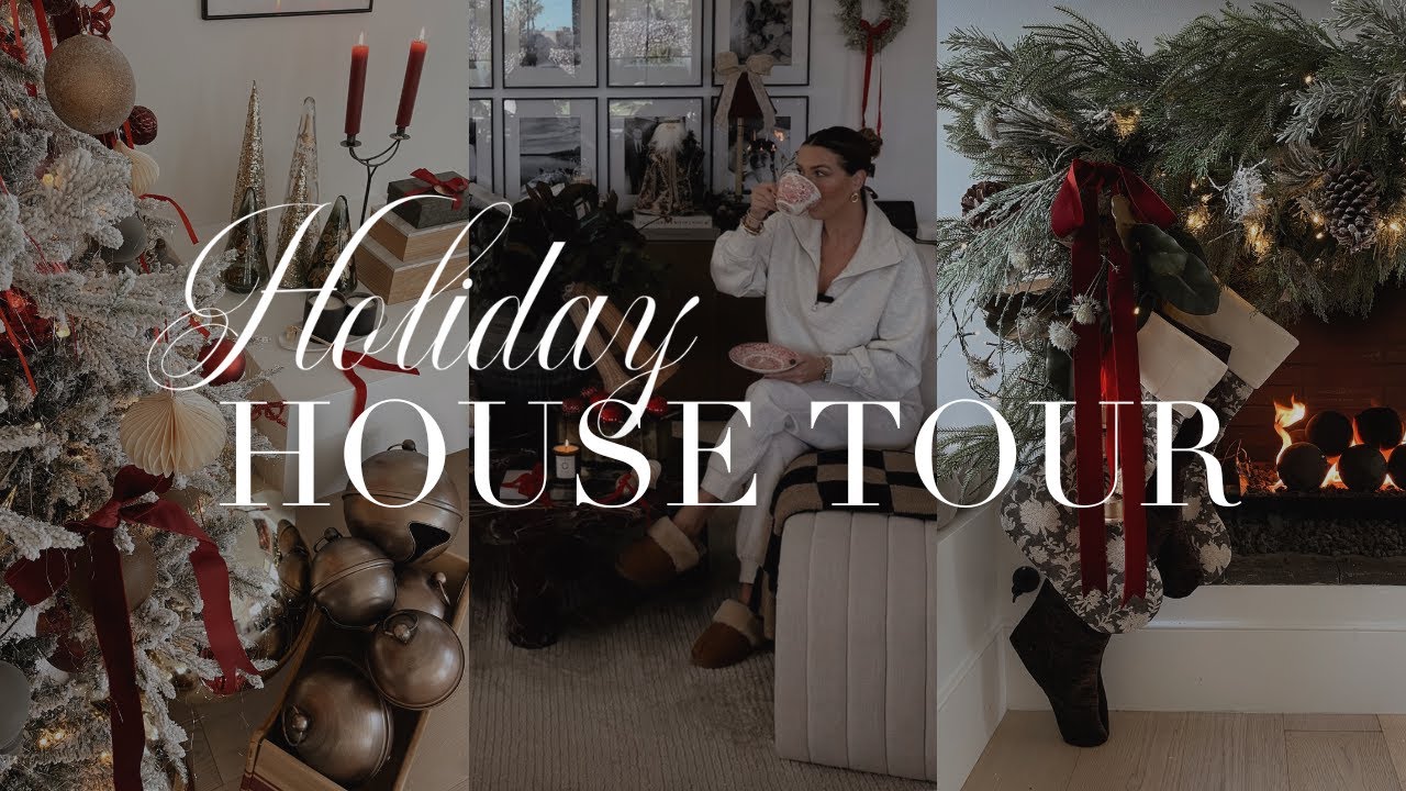YouTube post by @THELIFESTYLEDCO for Scentbird. Caption reads: Interior Designer’s 2025 Holiday House Tour |....