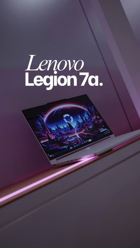 Instagram post by an influencer for Lenovo. Caption reads: [...] factor designed to move. 16” Lenovo....