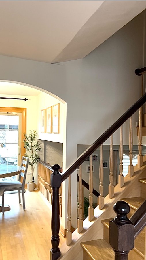 Instagram post by @bradwillbuildit for Clare. Caption reads: [...] My mom chose the color Timeless by....