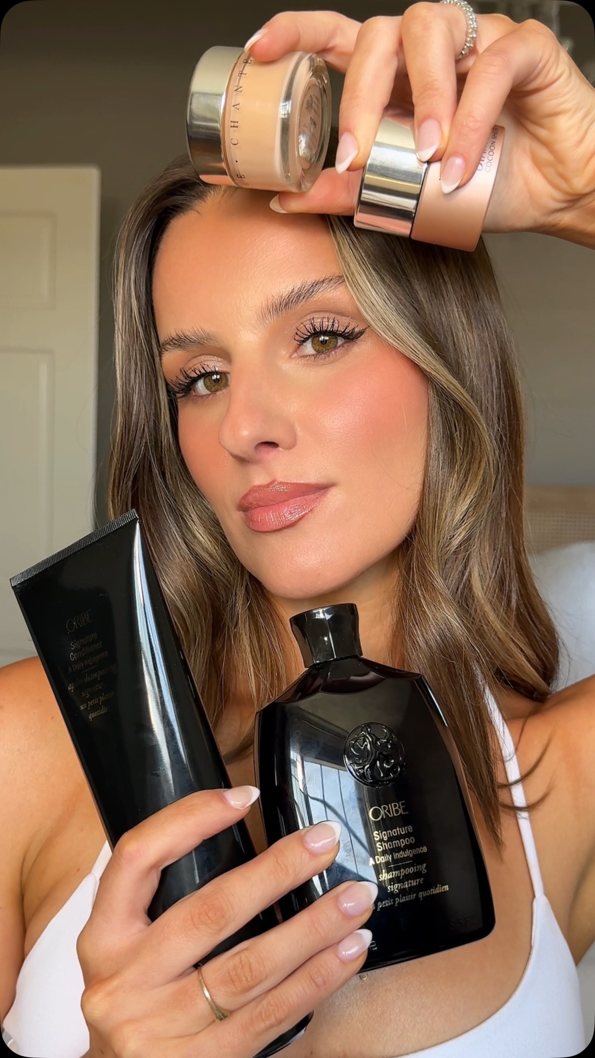 Instagram post by @juuujubee for Dermstore. Caption reads: summer’s ending, my skin’s tired, my hair’s fried…....