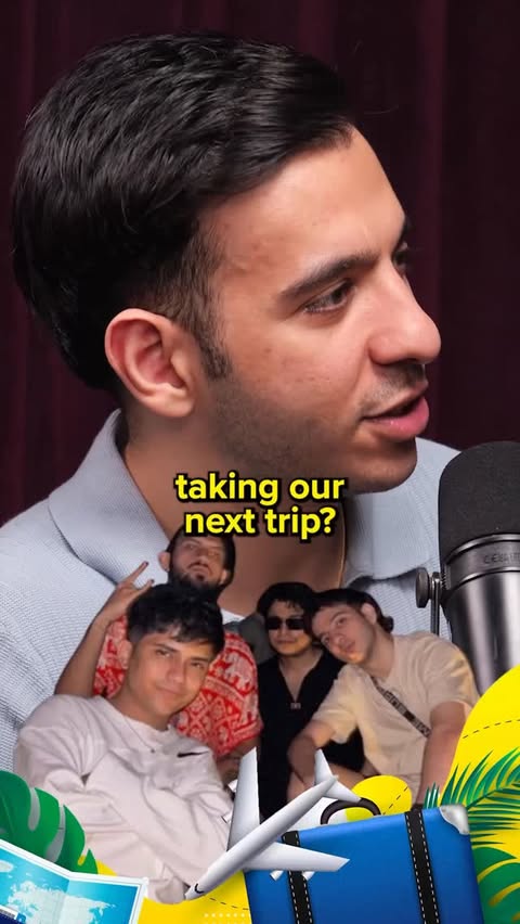 Instagram post by @untriggeredpodcast for HDFC Bank. Caption reads: Time to plan the next boys trip....