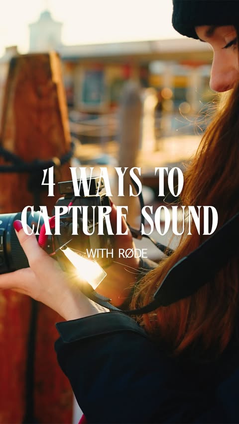 Instagram post by @raquelsutherlandmedia for RØDE. Caption reads: Here’s a look BTS of how I captured authentic....
