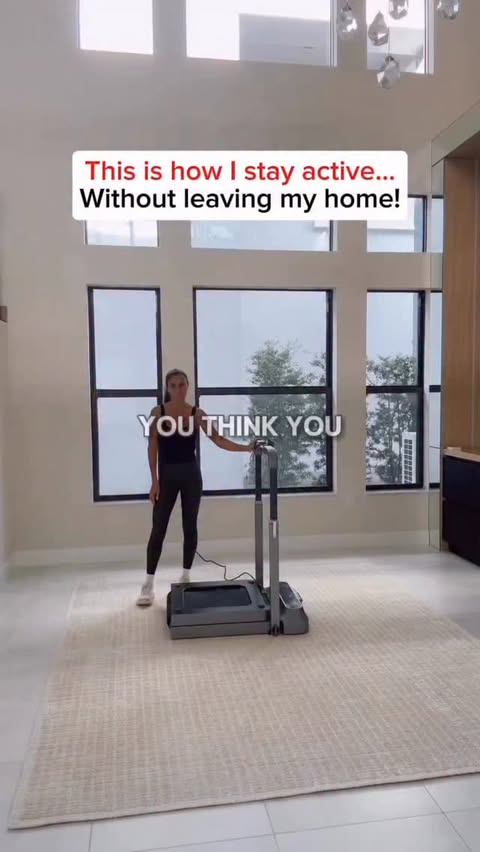 Instagram post by @yourfitnessmom for WalkingPad. Caption reads: The Walking Pad & Rower make the perfect holiday....