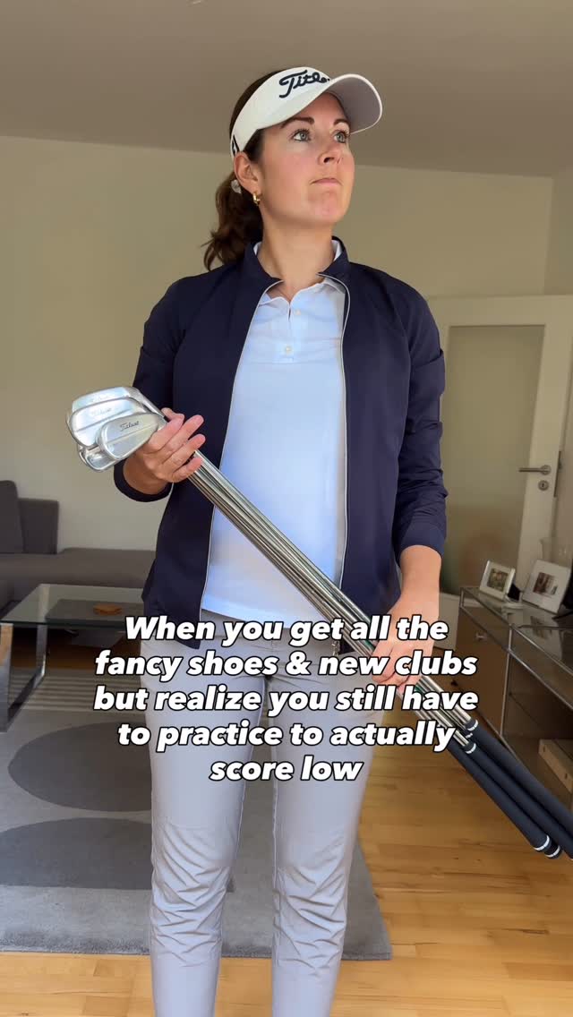 Instagram post by @ilka.golf for Titleist. Caption reads: [...] GOLF FUN Advertisement | new T150....