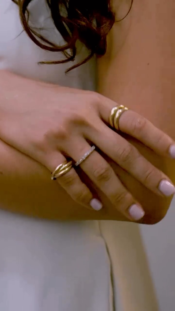 Instagram post by @esthefaniadiaz for Aurate New York. Caption reads: Some days aren’t fine. But your jewelry can be.....