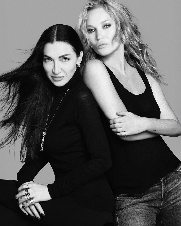 Instagram post by @elisabettafranchi_private for Elisabetta Franchi. Caption reads: ⁩Kate, my muse forever. A timeless shot that....