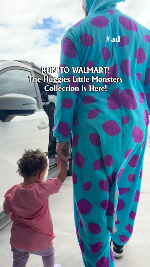 Instagram post by @dopedad_e for Huggies. Caption reads: [...] my daughters. I love partnering with....
