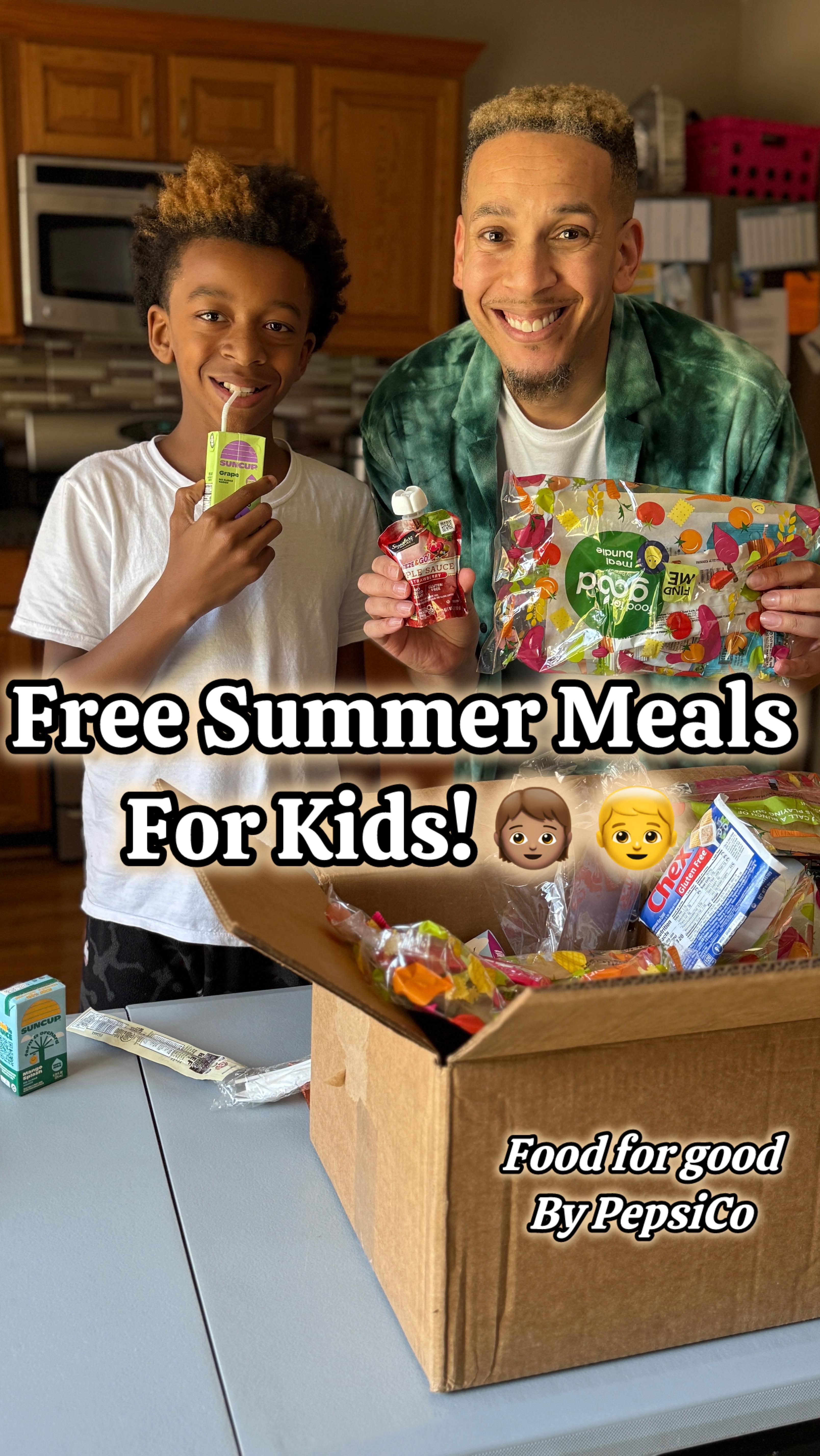 Instagram post by @yummobucko for PepsiCo. Caption reads: @sufvaschools partnered with Food for Good by....