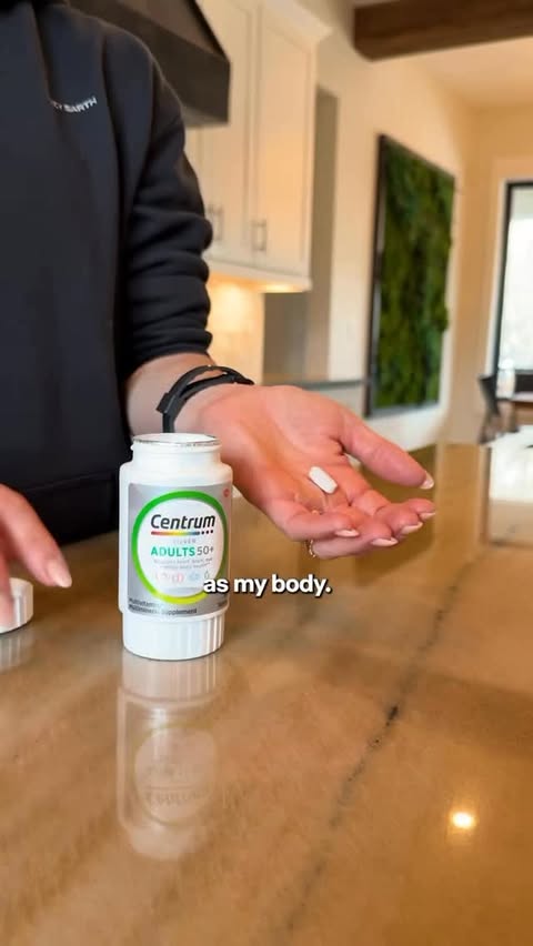 Instagram post by @emilybreeze for Centrum. Caption reads: #CentrumPartner Some days my brain feels just as....
