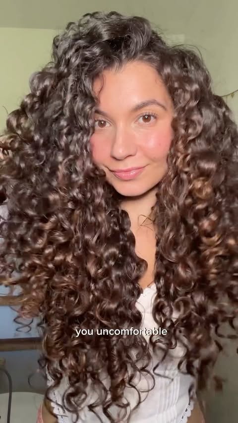 Instagram post by @ashley.nylander for CURLSMITH. Caption reads: [...] to special occasions? Products used:....
