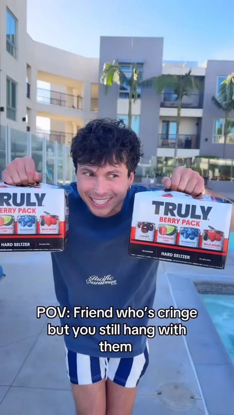Instagram post by @seanjschutt for Truly Hard Seltzer. Caption reads: Today’s gonna be @truly magical #ad #TrulyPartner....