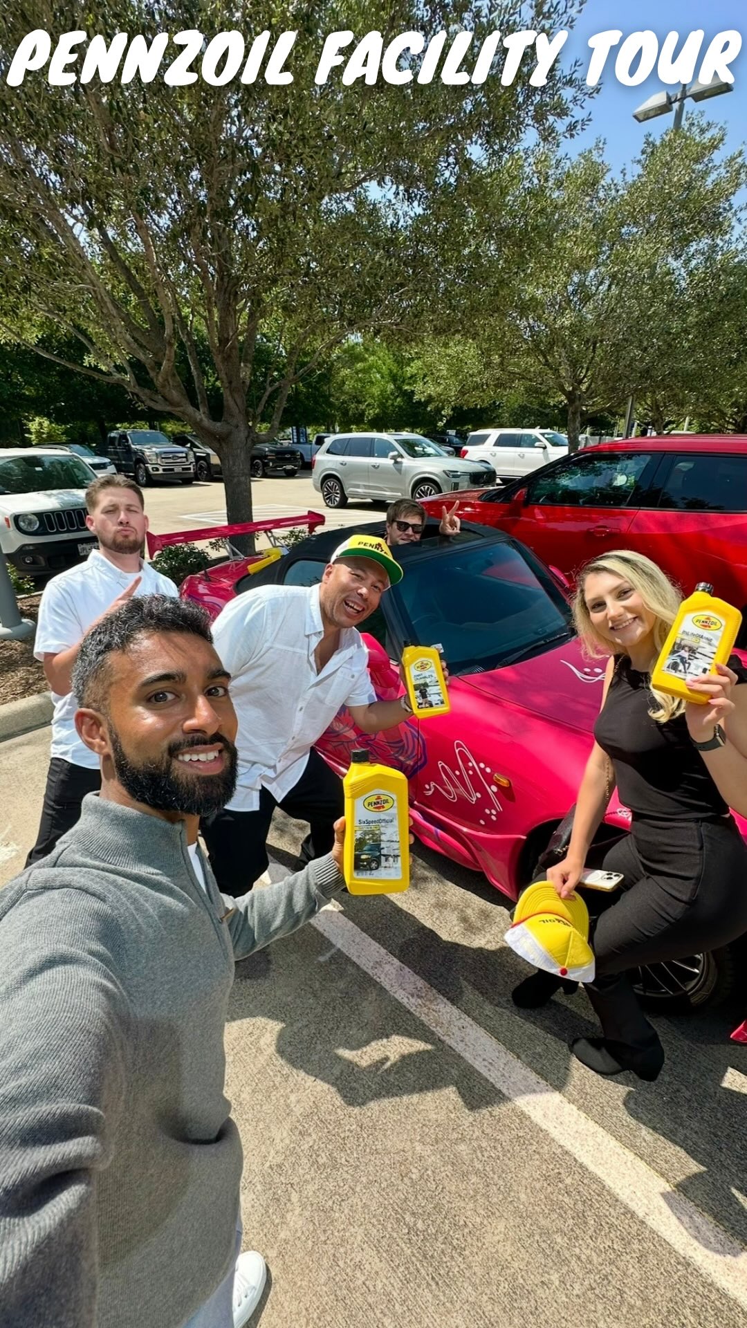 Instagram post by @sixspeedofficial for PENNZOIL. Caption reads: #Sponsored This is your sign to do that oil....